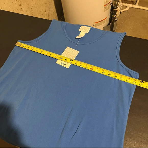 NWT Lot Of 2 City Girl Country Girl Women’s Tank Tops 1X Blue, White - Picture 9 of 10